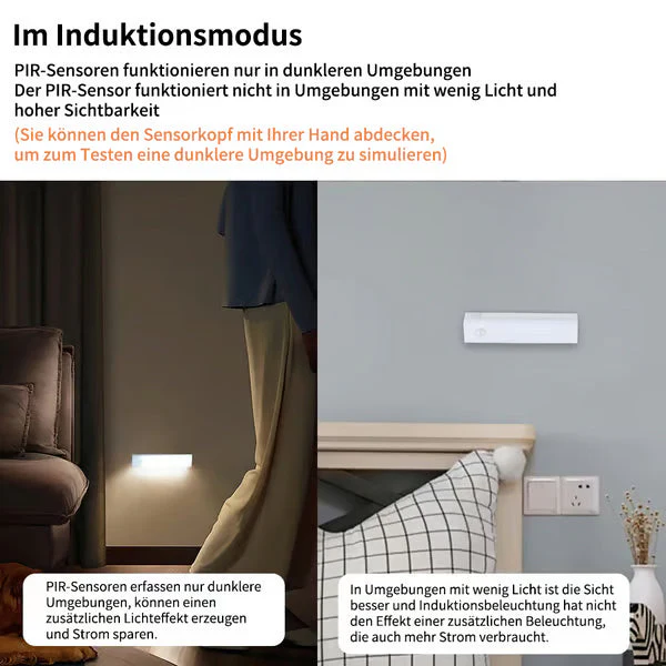 🏆💡Bohrfreie intelligente Sensor magnetische aufladbare LED-Leuchte -Remifa® - Image 15