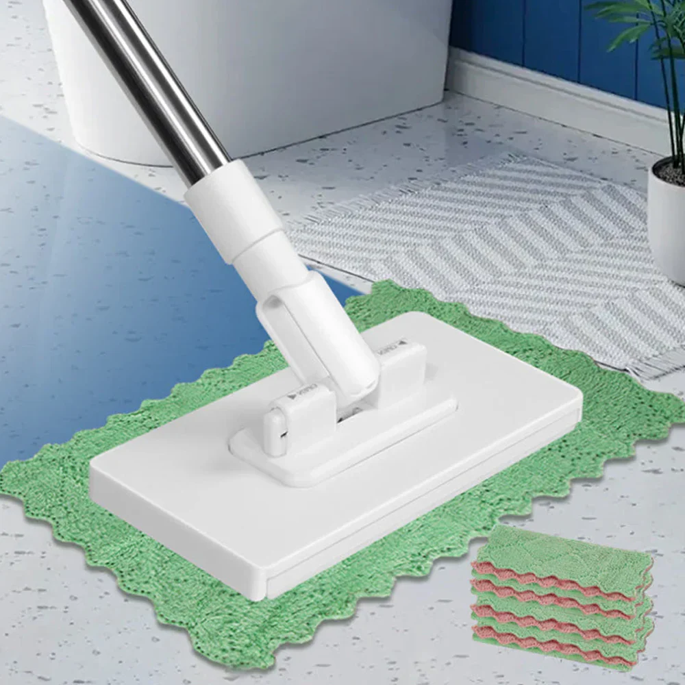 💥 LETZTER TAG! 50% RABATT 💥 Einweg-Staubmopp mit 5 wiederverwendbaren Bezügen -Remifa® - Image 11