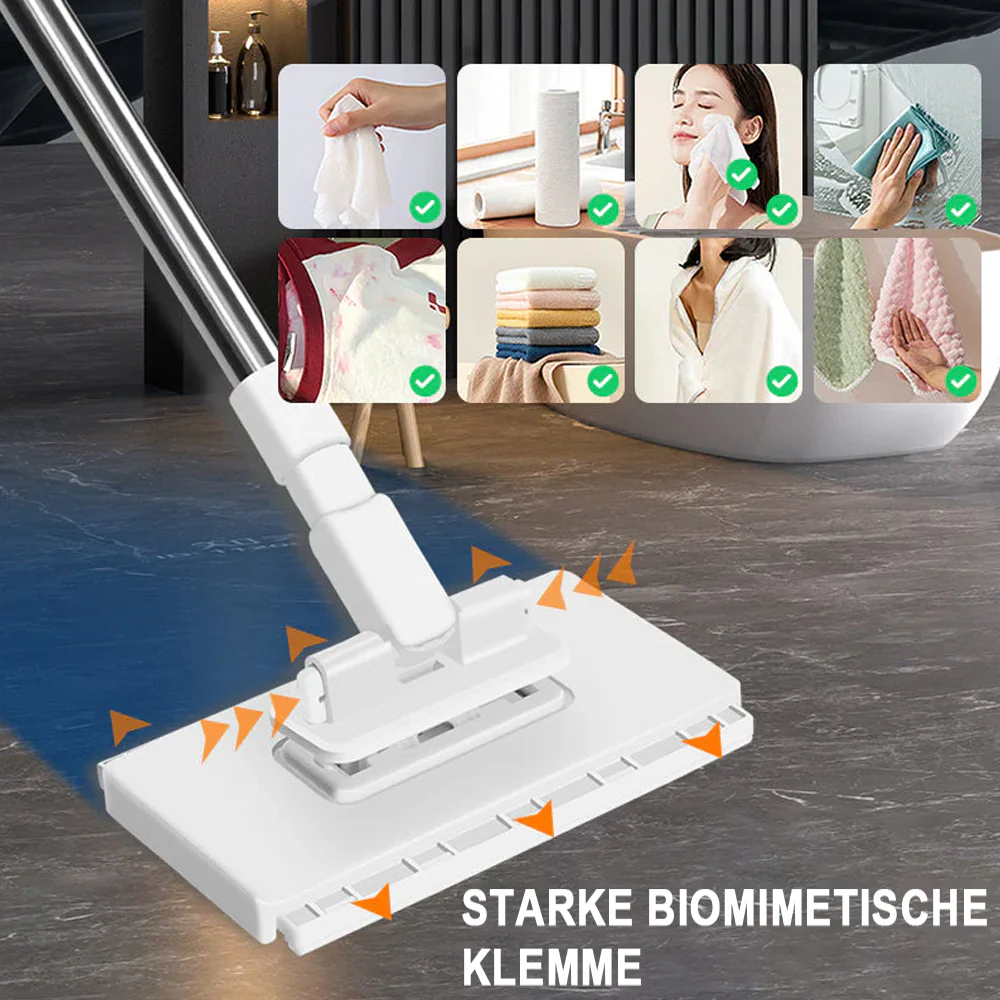 💥 LETZTER TAG! 50% RABATT 💥 Einweg-Staubmopp mit 5 wiederverwendbaren Bezügen -Remifa® - Image 3