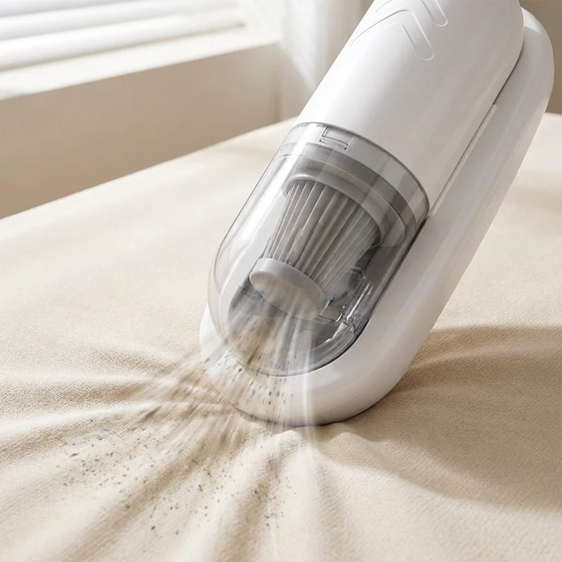 🌟Komplett aufgerüstet🛏️Über 500.000 Stück verkauft!💝Bettstaubsauger mit UV-C-Licht – Klopfen + Saugen + UV in einem!💥🔦 -Remifa® - Image 3