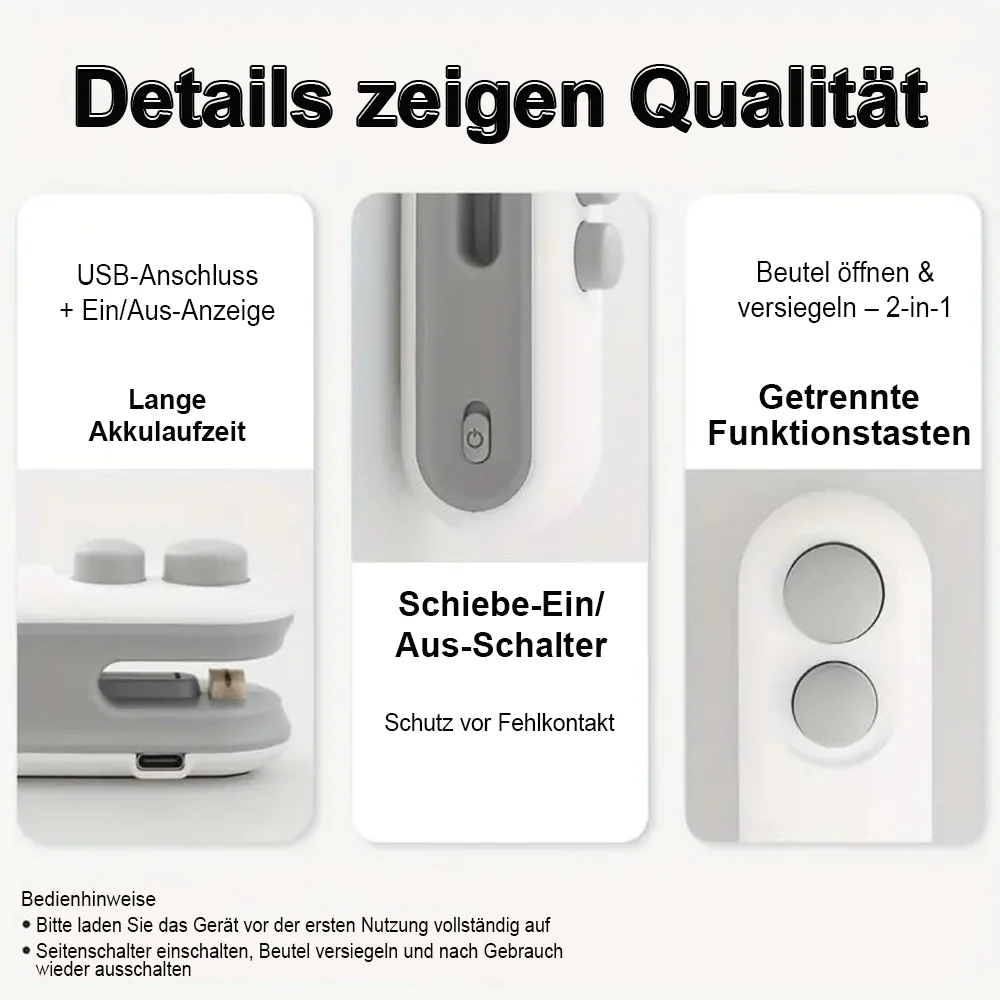 ✨Mini Siegelmaschine – 🧊Frisch halten -Remifa® - Image 3